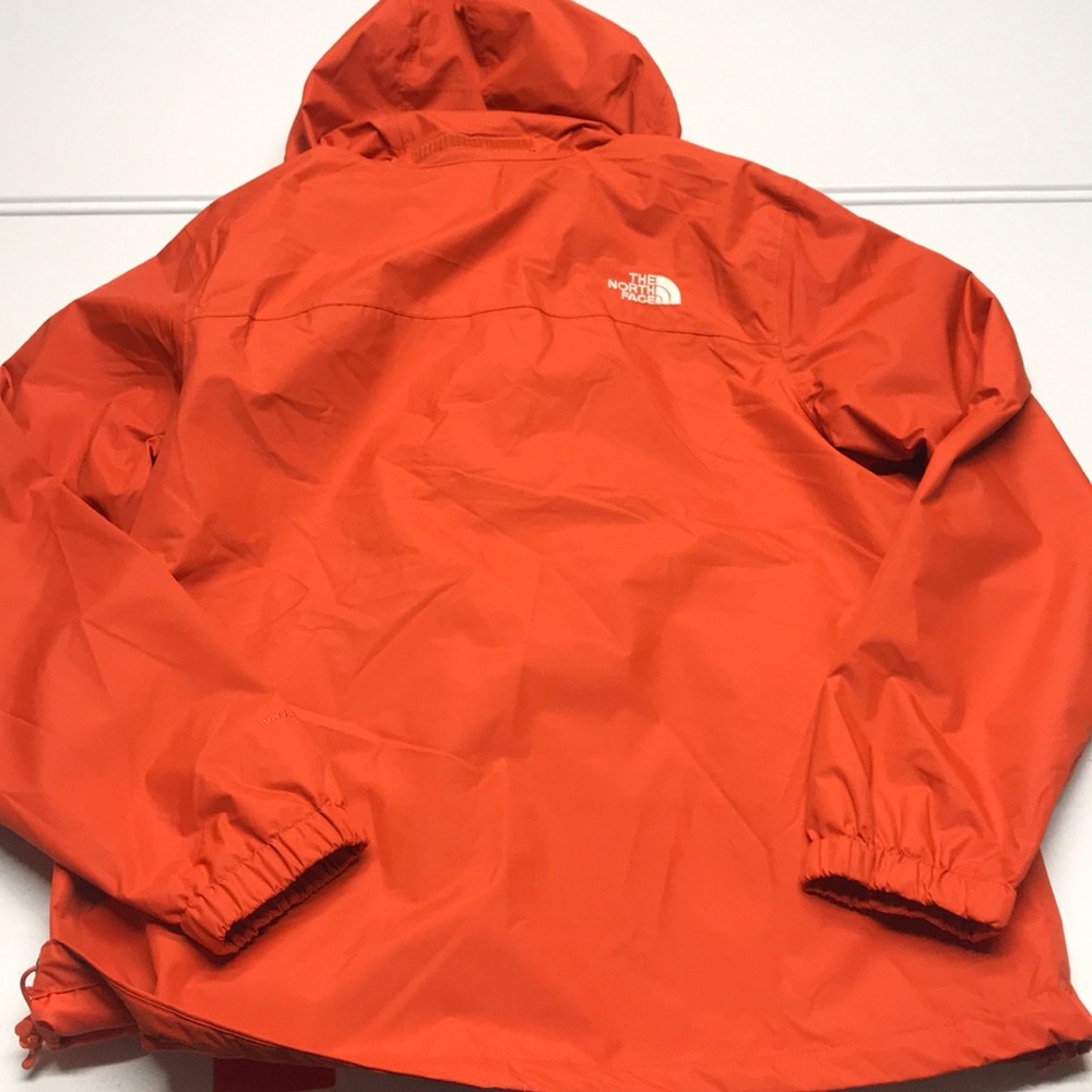 🆕 NORTH FACE Men’s Orange Waterproof Hiking Coat - Picture 5 of 6